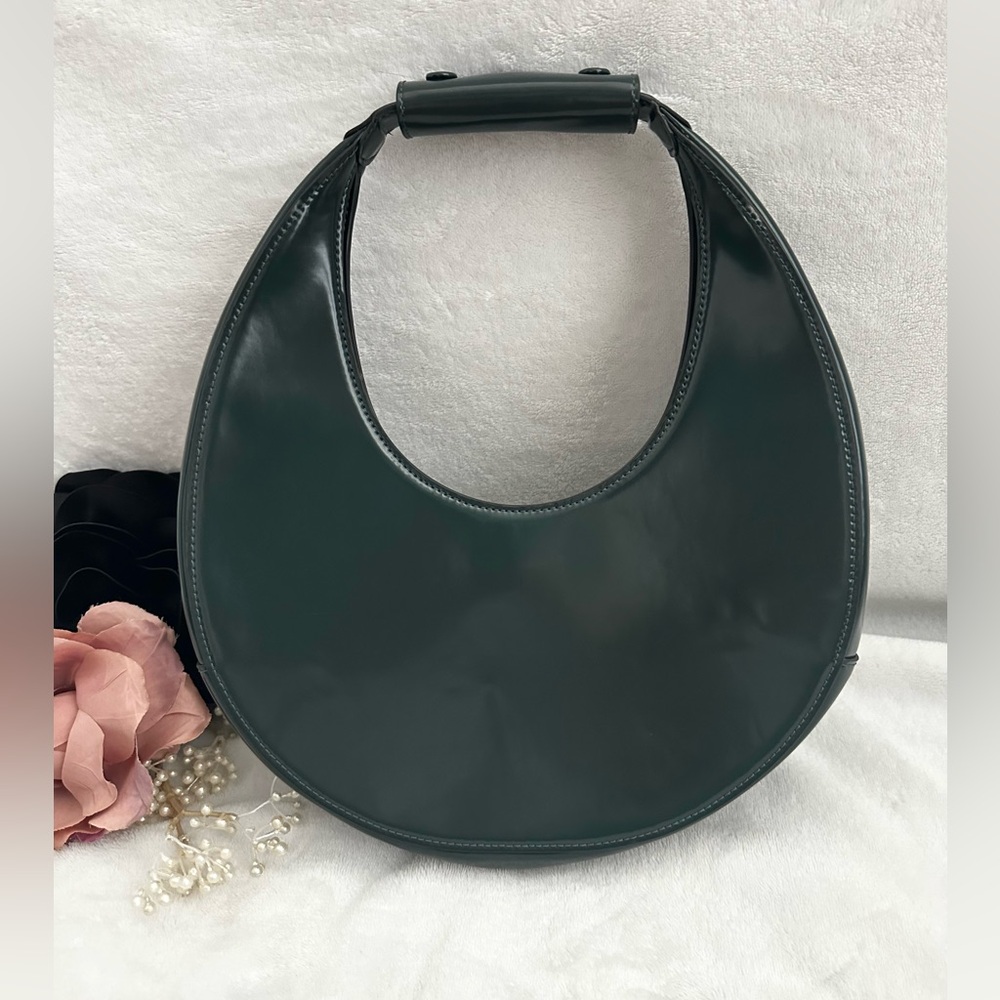 STAUD Moon Tote Bag in Pine